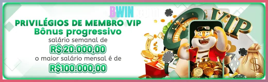 BWIN bônus — cashback 15 por cento e níveis VIP